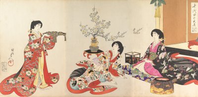 Album de femmes du château de Chiyoda, 1895 - Chikanobu Yoshu