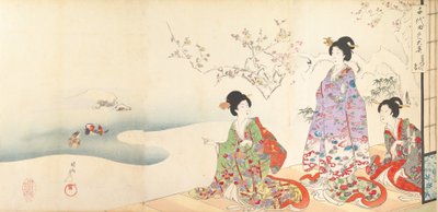 Château de Chiyoda Album de Femmes, 1895 - Chikanobu Yoshu