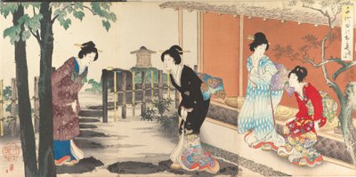 Album des Femmes du Château de Chiyoda, 1895 - Chikanobu Yoshu