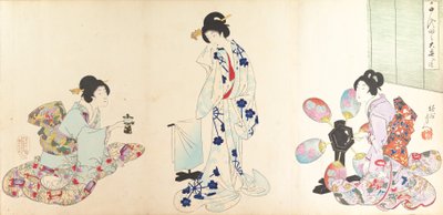 Album de Femmes du Château de Chiyoda, 1895 - Chikanobu Yoshu