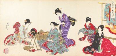 Album de femmes du château de Chiyoda - Chikanobu Yoshu