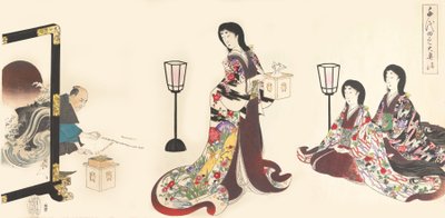 Album de femmes du château de Chiyoda, 1895 - Chikanobu Yoshu