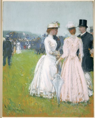 Au Grand Prix de Paris - Childe Frederick Hassam