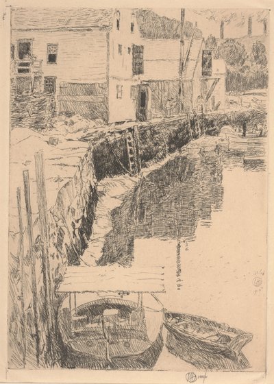 Quai de Cos Cob - Childe Frederick Hassam