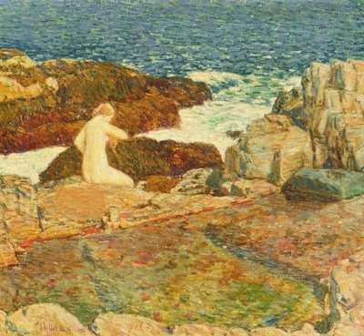East Headland Pool - Childe Frederick Hassam