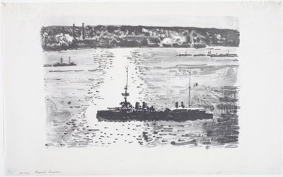 Croiseur français - Childe Frederick Hassam