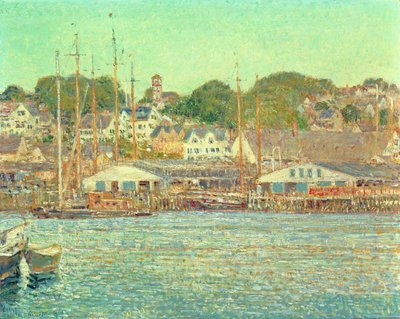 Port de Gloucester - Childe Frederick Hassam