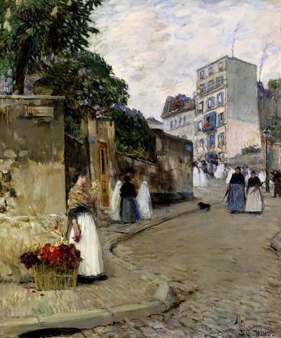 Montmartre, Paris - Childe Frederick Hassam