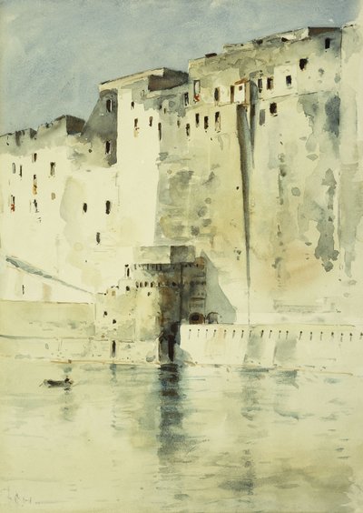 Vieille forteresse de Naples - Childe Frederick Hassam