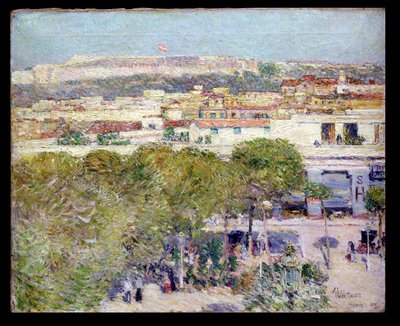 Place Centrale et Fort Cabanas, La Havane - Childe Frederick Hassam