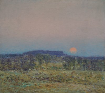 Lever de lune en septembre - Childe Frederick Hassam