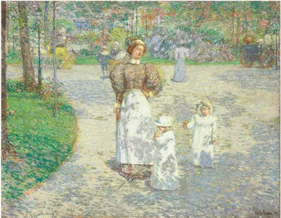 Printemps à Central Park - Childe Frederick Hassam