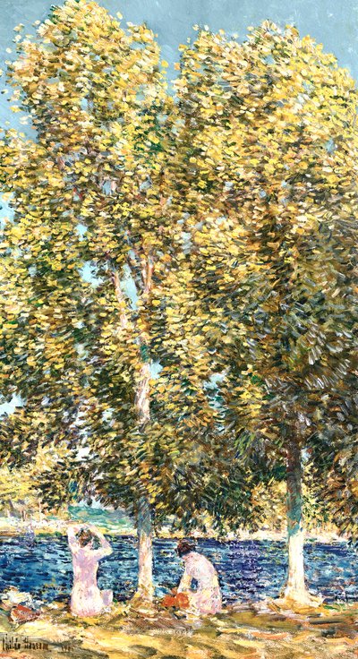 Les baigneurs - Childe Frederick Hassam