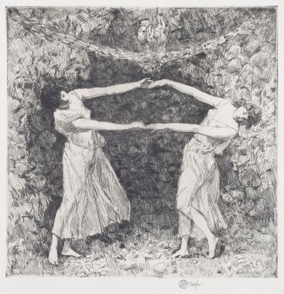 La danse du laurier - Childe Frederick Hassam