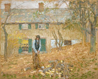 Bûcheron - Childe Frederick Hassam