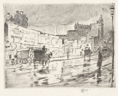 Panneaux publicitaires - Childe Hassam