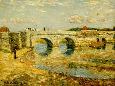 Pont sur la Stour - Childe Hassam