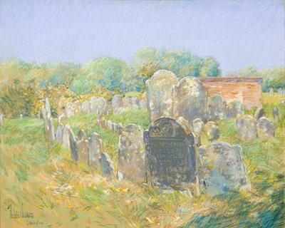 Cimetière colonial de Lexington - Childe Hassam