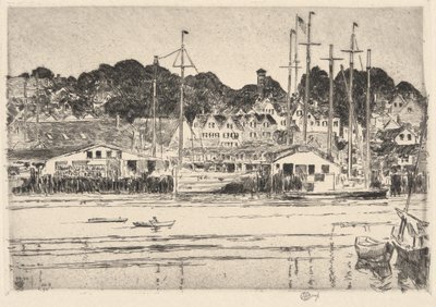 Gloucester, Inner Harbor, 1919 - Childe Hassam