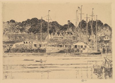 Port intérieur, Gloucester - Childe Hassam