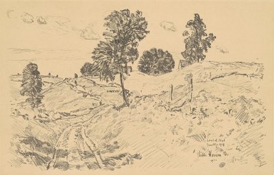 Paysage, pays de Nod - Childe Hassam