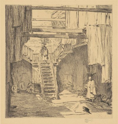Vieux Chinatown, San Francisco - Childe Hassam