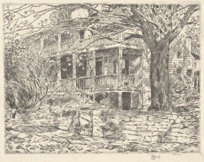 Vieille maison, Cos Cob, 1915 - Childe Hassam