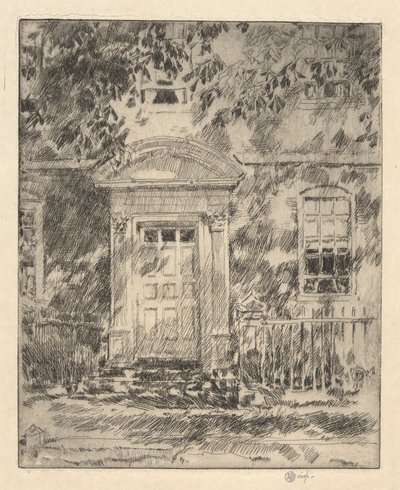 Porte de Portsmouth, 1916 - Childe Hassam