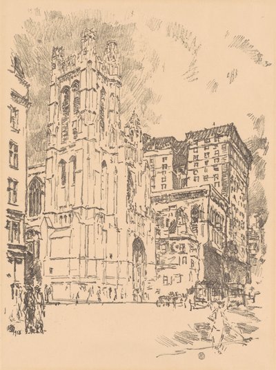 Saint-Thomas, New York - Childe Hassam