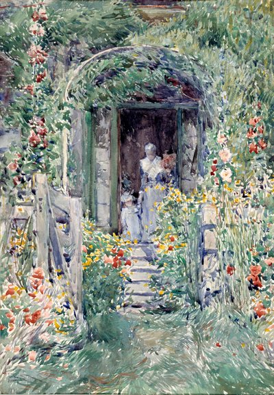 Le jardin dans sa splendeur - Childe Hassam