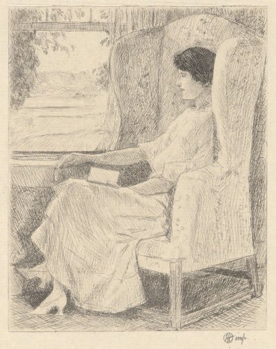 La Chaise Géorgienne - Childe Hassam