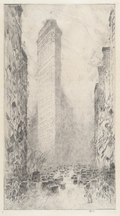 Anniversaire de Washington—Cinquième Avenue et 23e Rue - Childe Hassam