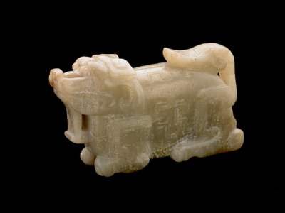 Animal allongé, 1700-1800 - Chinese School