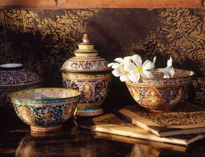Poterie Bencharong - Chinese School