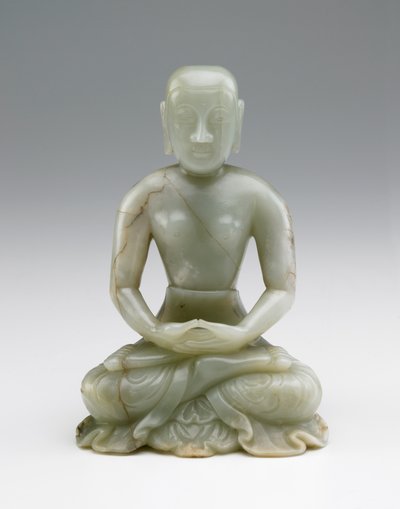 Sculpture de Bouddha Shakymuni en ascète, 17ème-18ème siècle - Chinese School