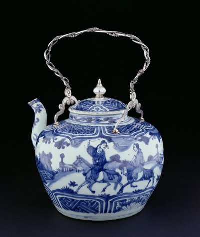 Théière chinoise avec poignée européenne, Période Transition, c.1640 - Chinese School