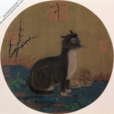 Chiens, dynastie Hui-Tsung, 1100-35 - Chinese School