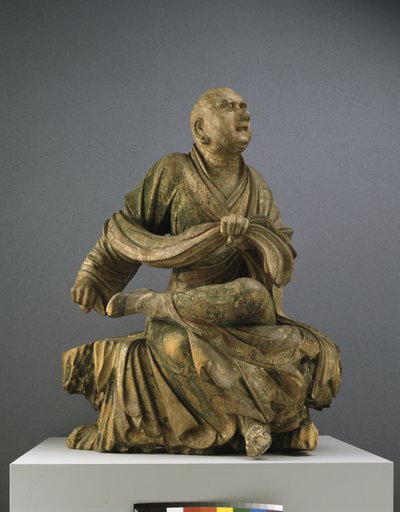 Dompteur de dragon Luohan, vers XIVe siècle - Chinese School
