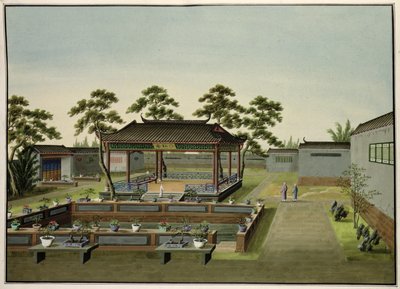 Scène de jardin, c.1820-40 - Chinese School