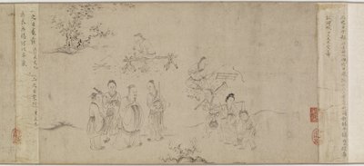 Illustrations du septième mois des Odes de Bin, dynastie Song ou Yuan, milieu 13e-milieu 14e siècle - Chinese School