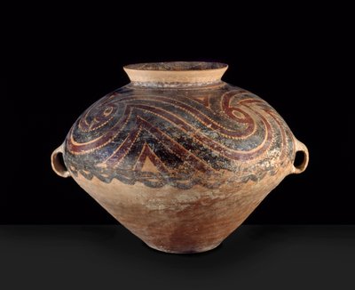 Grande urne, Chine occidentale, Néolithique, c.3000 av. J.-C. - Chinese School