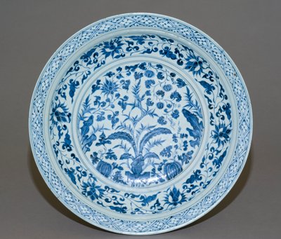 Grand plat, fin 14ème siècle - Chinese School
