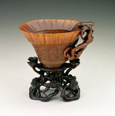 Coupe à libation, période Qianlong 1736-95, dynastie Ching, chinois, milieu XVIIe siècle - Chinese School