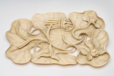 Reposoir de pinceau en forme de fleur de lotus - Chinese School