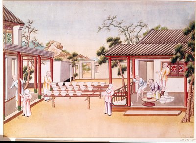 Fabrication de porcelaine - Chinese School