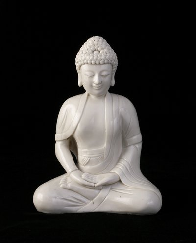 Bouddha assis, province du Fujian, dynastie Ming ou Qing - Chinese School