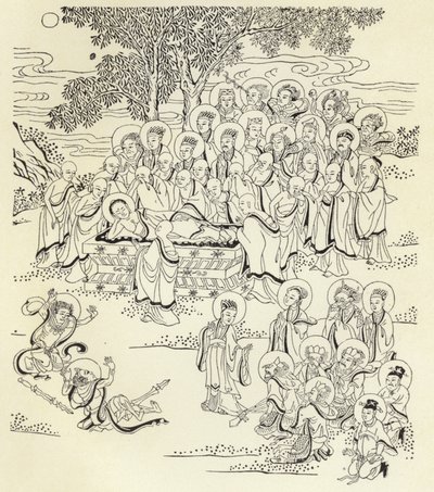 La Mort de Bouddha - Chinese School