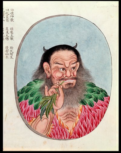 Légendaire Empereur Shen-Nung, illustration d