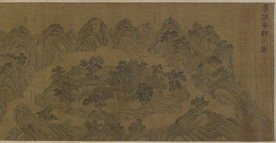La Villa Wangchuan, dynastie Ming ou Qing - Chinese School