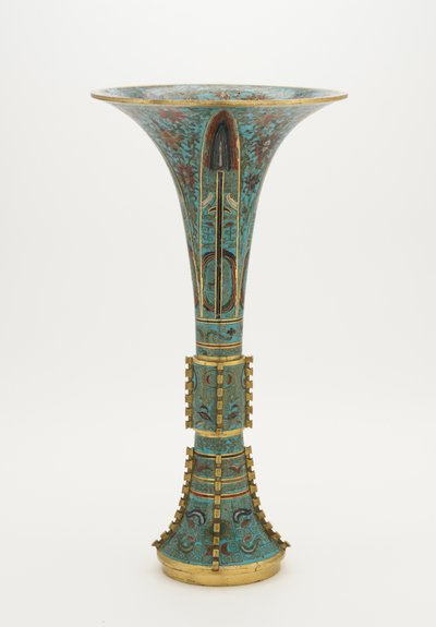 Vase en forme de gu archaïque, 1662-1722 - Chinese School